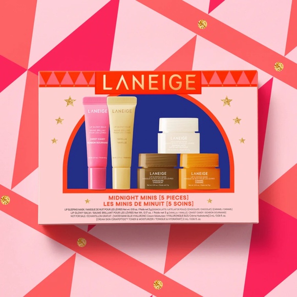 LANEIGE Other - NWT Laneige Lip Mask Minis Set | Chocolate Caramel Egg Nog Sweet Candy Vanilla